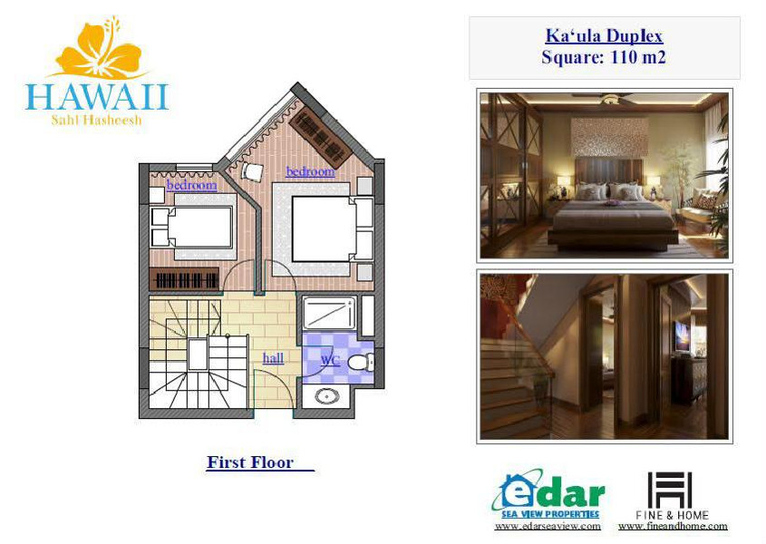 Hawaii Resort Duplex 1 patro