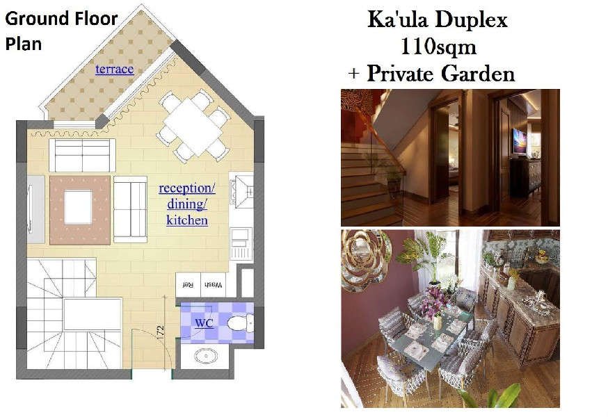 Hawaii Resort Duplex garden